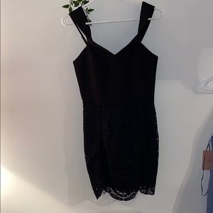 Black cocktail dress